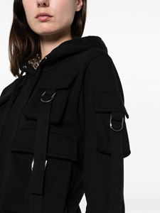 100% มีฮู้ดผ้าฝ้ายระบายอากาศได้ดีกระเป๋าพลัสไซส์สำหรับผู้หญิงมีเชือกรูดด้านหน้า - Product Image 5