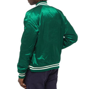 Professionnel personnalisé Original confortable toile Satin Varsity Letterman vestes Stand hiver longs vêtements bonne qualité Portable - Product Image 2