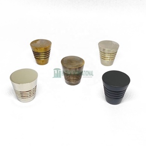 Poignées de meubles en laiton massif non laqué, finition personnalisée, vente en gros, poignées uniques de style antique pour armoires et tiroirs - Product Image 1