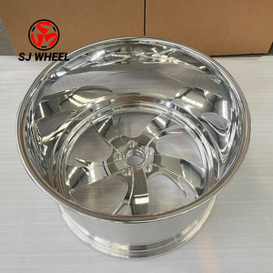 Jantes forgées en alliage d'aluminium SJ Billet Specialties Style 22x8.5 24*9 26*10 Deep Dish pour Chevrolet C10 Truck - Product Image 5