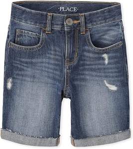 Pantalones vaqueros de tela vaquera de peso pesado estilo High Street para hombre, pantalones cortos de lona de carpintero con logotipo personalizado - Product Image 3