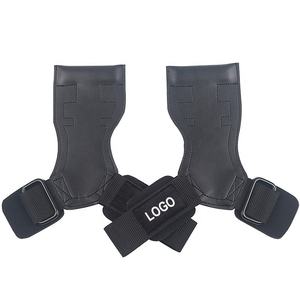 Poignées de main de gymnastique d'haltérophilie avec logo personnalisé sangles de levage poignet paume coussinet en gel soutien d'haltérophilie poignée d'entraînement - Product Image 5
