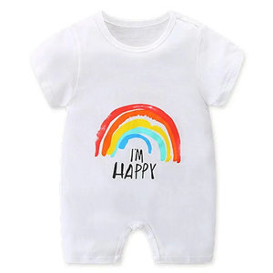 Tutina MINISO 100% Cotone a Maniche Corte per Neonati e Bambini Piccoli, Stagione Autunnale, Unisex, Taglie 0-6, 12-18, 18-24 Mesi - Product Image 6