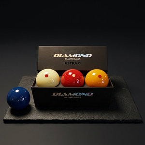 Bolas de Billar Diamond - Juego de 3 Cojines Carom Ultra-C de 61.5mm |   Balón Oficial de la PBA |   Hecho en Corea |   Resina Fenólica - Product Image 1