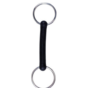 Loose <b>Ring</b> <b>Rubber</b> Mouth Snaffle Bit Horses Flexible <b>Rubber</b> Mouthpiece Gentle Training Horse Bit with Stainless Steel Loose <b>Rings</b> - Product Image 2