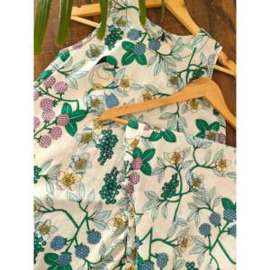 Conjunto Casual Grapevine Fusion con Estampado Floral, Corte Holgado y Cintura Natural, Transpirable, para Ocio - Product Image 2