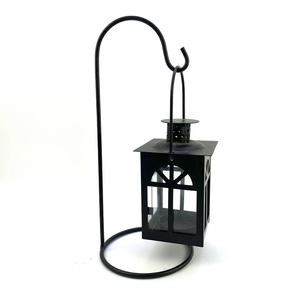 Mini portavelas decorativo moderno hecho a mano de Metal negro tarro Ramadán linterna Soporte de alambre hogar jardín Navidad mesa superior - Product Image 1