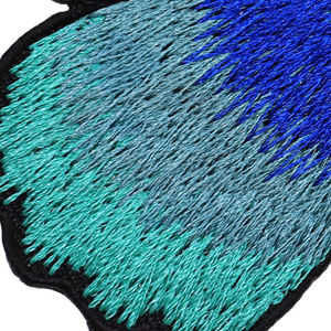 2024 parches bordados personalizados para ropa moda Iron-on mariposa bordada parches de diseñador para camisas tela vaquera - Product Image 2