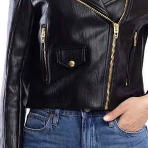 Chaquetas de cuero Premium para mujer, venta al por mayor, chaquetas elegantes cómodas ligeras de alta calidad hechas a medida - Product Image 6