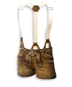 Vêtements Bavarois 2025 – Short Lederhosen Traditionnel pour Homme, Motif Uni, Décontracté, Anti-Plis, Écologique, Personnalisable - Product Image 1