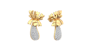 Romantic 14K Gold <b>Wedding</b> <b>Necklace</b> <b>Set</b> Natural Diamond Hapht CVD Jewelry for Women Girls' Engagement Anniversary Party Gift Idea - Product Image 4