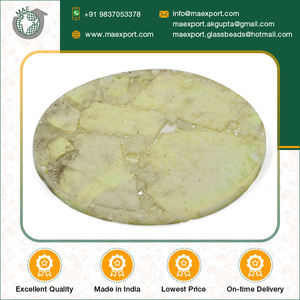 Posavasos Redondo de Resina de Ágata Ecológico Moderno de Primera Calidad, con Logotipo Personalizado, Hecho en India, Accesorio de Alta Calidad para Mesa de Hogar u Oficina - Product Image 2