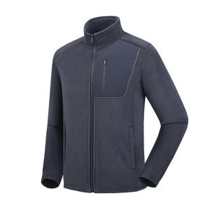 Chaqueta Larga Delgada Unisex de Lana Peinada, Diseño Personalizado al por Mayor, para Primavera, Ropa de Trabajo con Características Impermeables, Transpirables y Resistentes al Viento con Cierre de Cremallera - Product Image 6