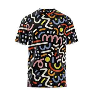 เสื้อยืดพิมพ์ซับลิเมชันสำหรับผู้ชายออกแบบมาเพื่อความทนทานใส่สบายและลายพิมพ์สดใสสำหรับทีมหรือชุดลำลอง - Product Image 3
