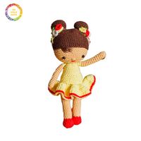 Poupée en peluche pour bébé, jouet Animal personnalisé, poupée au Crochet pour la décoration