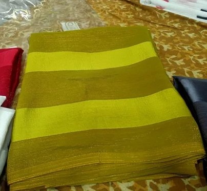 Factory Wholesale Sudanese Women Toub Chiffon Plain Lurex Thobe Voile Fabric Woven Quick-Dry Daily Wear Medium Weight Dress for