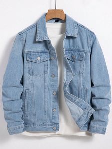 Vestes en jean d'hiver vintage Champ King pour hommes, boutonnées, 100 % coton, lavage à l'eau de Javel écologique, tendance 2025 - Product Image 2