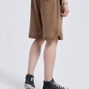 Nouveauté Short coupe ajustée Style unisexe haut Streetwear short décontracté à cordon de serrage short en tissu doux et confortable pour hommes - Product Image 5