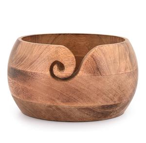 Cuenco de Madera Brillante Pulido de Alta Calidad para Hilos, Hecho a Mano, Ecológico, Diseño de Moda, Herramienta Multifuncional para Tejer a Mano al por Mayor - Product Image 6