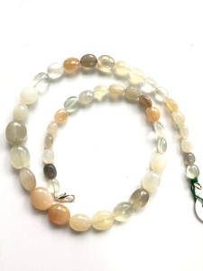 ลูกปัดโอปอลไฟธรรมชาติทรงรีเรียบ สำหรับทำเครื่องประดับอัญมณี สร้อยคอ - Product Image 5