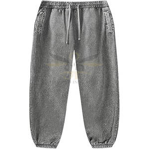 Vente en ligne Meilleures ventes Pantalons de survêtement délavés à l'acide Pantalons de survêtement respirants et confortables Vente en gros - Product Image 1