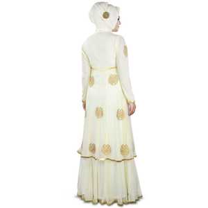 ชุดอาบายะทรงเอไลน์แบบหรูหรา คอสูง สำหรับคุณแม่เจ้าสาว - Product Image 6