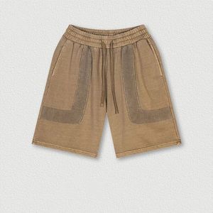 กางเกงขาสั้นผ้าเปียกสำหรับผู้ชายพิมพ์ลาย3D สไตล์วินเทจผ้าคอตตอน100% ปี2025 - Product Image 5