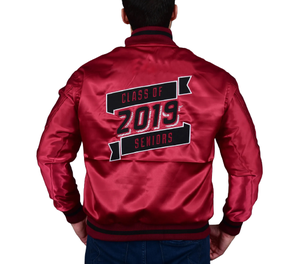 Nueva calidad última chaqueta de bombardero de satén de todos los colores personalizada para precio al por mayor - Product Image 4