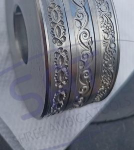 Rouleau latéral pour la fabrication de bracelets en or et en argent, avec motif floral, fabrication de matrices de roulement, Malaisie, Thaïlande, États-Unis - Product Image 6