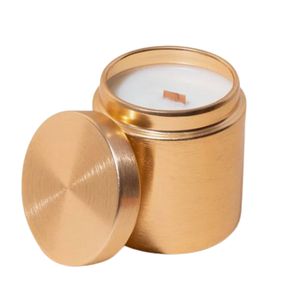 Gold Polished Unique Candle <b>Jar</b> Antique Available Handmade Round Shape Metal Candle <b>Jar</b> With Exclusive Quality Home <b>Decor</b> - Product Image 4