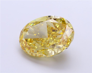 Lujo 11,49 Ct Corte ovalado IGI Certificado Fancy Vivid Yellow Lab Grown Diamond Joyería de compromiso personalizada Diamantes sueltos para - Product Image 2