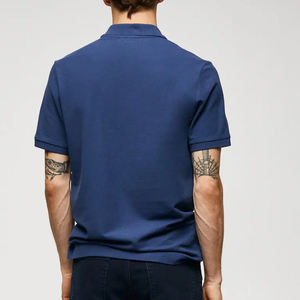 Estilo de tendencia para hombres para camisas 100% algodón sólido transpirable manga corta Casual recién llegado precio competitivo hecho en fábrica - Product Image 3