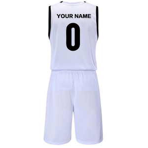 Uniformes de baloncesto para hombres, mujeres y jóvenes, personalizados por sublimación, reversibles, impresos, conjunto de entrenamiento y práctica. - Product Image 3