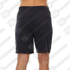 Pantalones cortos para hombre de lana de algodón 100% de peso pesado de calidad superior en color azul marino con opción de logotipo serigrafiado personalizado - Product Image 6