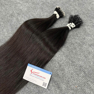 Luxe 12A Cheveux Humains Vietnamiens Vierge Nano Anneau Extensions de Cheveux 100% Cheveux Raides Nanoring - Product Image 2
