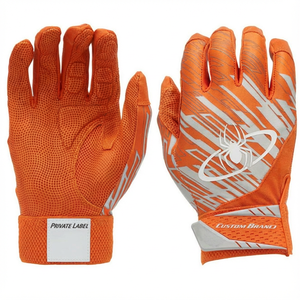 Custom Design Brand <b>Batting</b> Gloves Wholesale Soft Goatskin Palm High Quality Adult Youth Sizes Baseball Softball <b>Batting</b> Gloves - Product Image 5