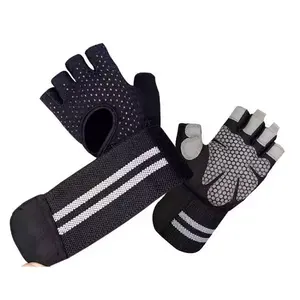 Gants de Fitness pour l'haltérophilie hommes femmes gants d'entraînement de gymnastique personnalisés avec poignée poignets entraînement d'exercice - Product Image 6