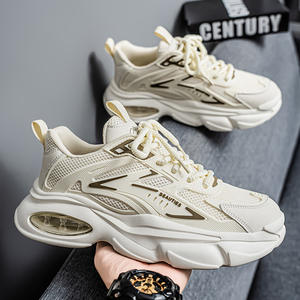 Nouvelles baskets respirantes pour hommes, style Dad Shoes, tendance, polyvalentes, à semelle épaisse, décontractées, pour la course à pied. - Product Image 4