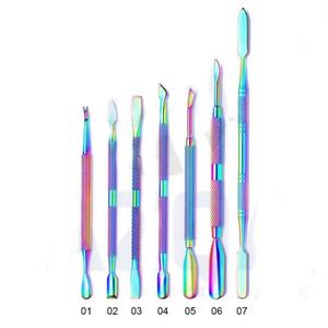 Herramienta de Manicura y Pedicura de Acero Inoxidable Duradera, Removedor de Cutículas, Raspador de Esmalte de Uñas y Removedor de Callos con Logotipo Personalizado - Product Image 1