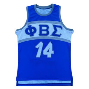 เสื้อบาสเก็ตบอลย้อนยุคสีเทา-phi Beta Sigma 100% โพลีเอสเตอร์ตาข่ายปักโลโก้และอุปกรณ์ถักไหมพรม - Product Image 1