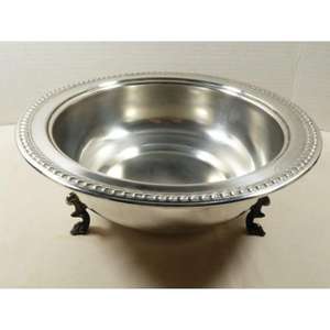 Ensemble de 2 bols de service en métal doré au design vintage pur de l'ère avec une qualité et des matériaux extra premium aux meilleurs tarifs - Product Image 2