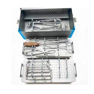 Kit de instrumentos ortopédicos de extremidades inferiores de acero inoxidable alemán, juego de fragmentos grandes para cirugía de hueso femoral y tibia - Product Image 1