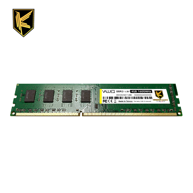 [AITC KINGSMAN] Ddr3 Memory Ram 4gb 1600MHz Udimm CL11 1.5V for Desktop