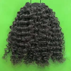 Burmese Curly Natural Black Color Best Selling Vietnamese Human Hair Remy Virgin Cuticle Aligned Hair To Q Hair