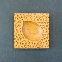 Moule à biscuits en bois tourbillon rond Biscuit timbre pâtisserie presse gaufrage outil cuisson Cutter traditionnel beurre sucre sablé moule