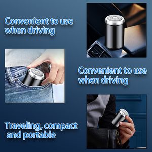 Afeitadora Eléctrica Portátil Plateada para Hombre, USB, Uso en Seco/Húmedo, Resistente al Agua IPX7, para Hogar, Viajes, Oficina, Carga USB, Lavable - Product Image 2