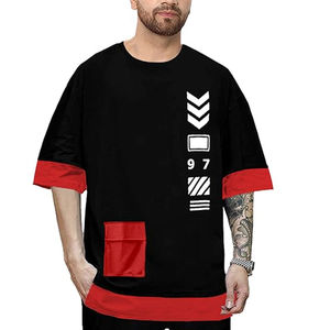 เสื้อยืดผ้าคอตตอนสำหรับผู้ชายเสื้อยืดโอเวอร์ไซส์น้ำหนักพิมพ์ลายยอดนิยมพร้อมโลโก้ออกแบบได้ตามต้องการ - Product Image 1