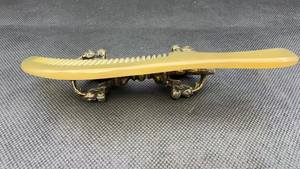 Peigne en corne naturelle polie de luxe, fait main, biologique, pour démêler les cheveux, la barbe et la moustache - Product Image 3