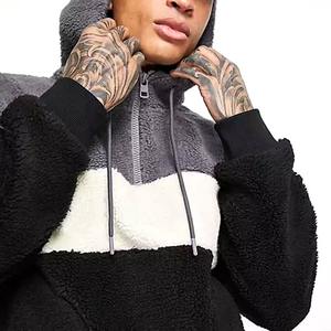 <b>Men</b> Breathable <b>Sherpa</b> Fleece Pullover Heavyweight <b>Hoodies</b> <b>Men</b> Pullover Mohair Fleece <b>Hoodies</b> Made in Pakistan in Bulk - Product Image 5