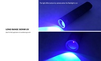 Lampe torche UV Manta Ray S10 365nm IP65 en aluminium, lumière noire, CRI 90 élevé, rechargeable, pour camping et EDC